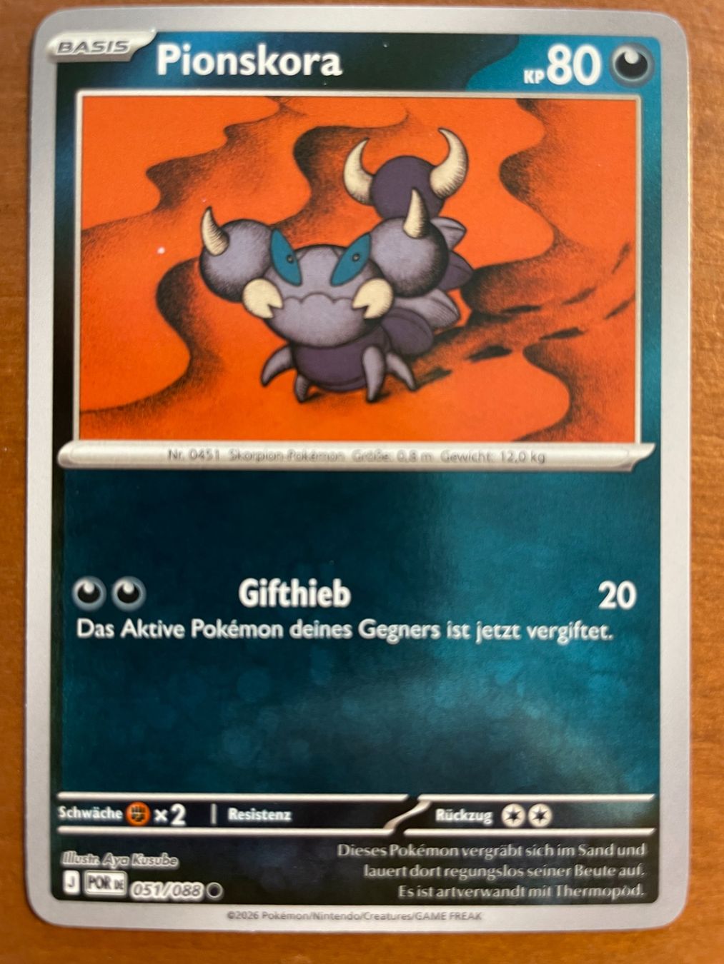 Pokémon Carte collezionabili: Pokemon Pionskora Reverse (Versand gratis) – Nuovo (secondo la descrizione) da Chur venduto da Angerson