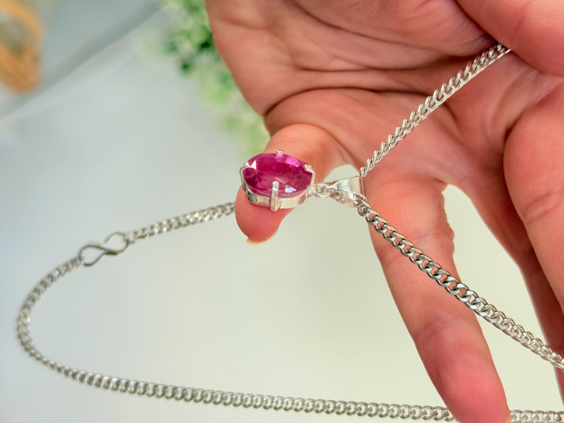 Catenine: 13,70CT Collier avec  CERTIFICATE- bijou romantique – Nuovo e nell'imballaggio originale da Genève venduto da AWWA 7