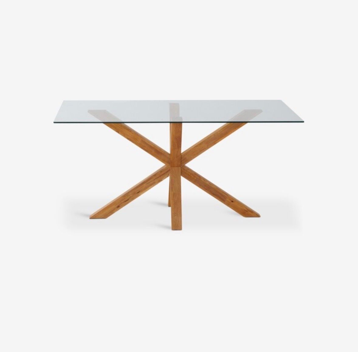 Jysk Tables: Glastisch Eiche 160x90 – D'occasion à Oberrieden par mari_na.suisse 1