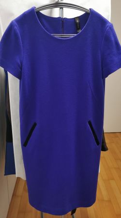Marc Cain edles, violetes Kleid Gr. 3, Wolle