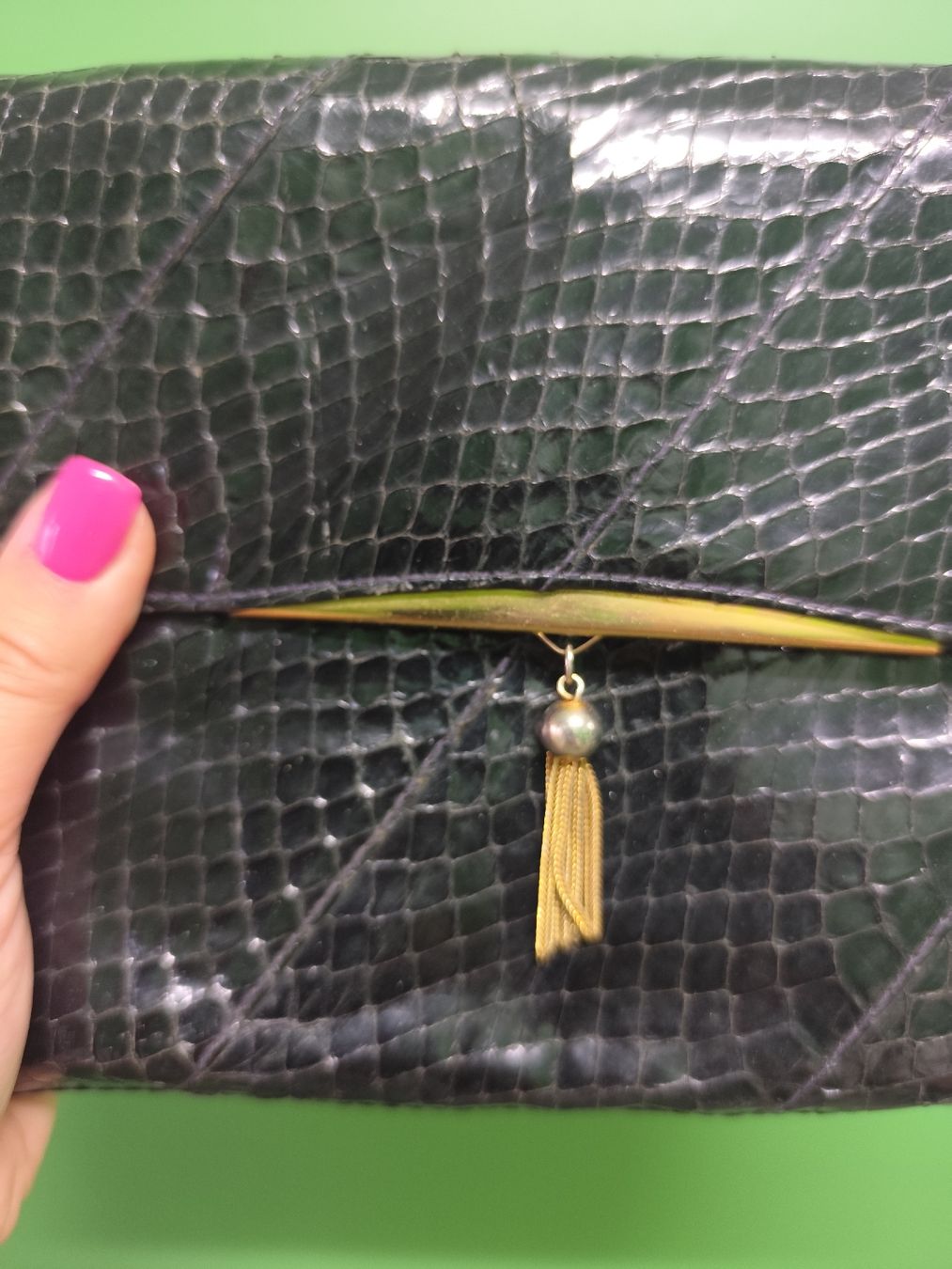 Taschen für Damen: vintage Black clutch bag – Gebraucht aus Mägenwil von VintageGirly 1