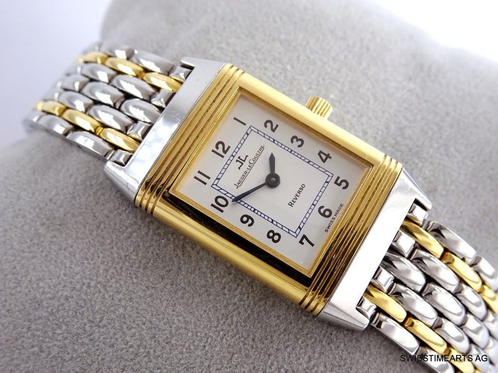 JAEGER LE COULTRE REVERSO 18K/SS HANDAUFZUG DAMENUHR (D'occasion