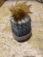 Wintermütze Iglu Strick Bommel🌨️🧤