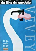 VEVEY FESTIVAL DU FILM DE COMEDIE 1989 - Affiche originale