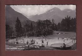 CHAMPERY - La Piscine - 1944 // pli d'angle //