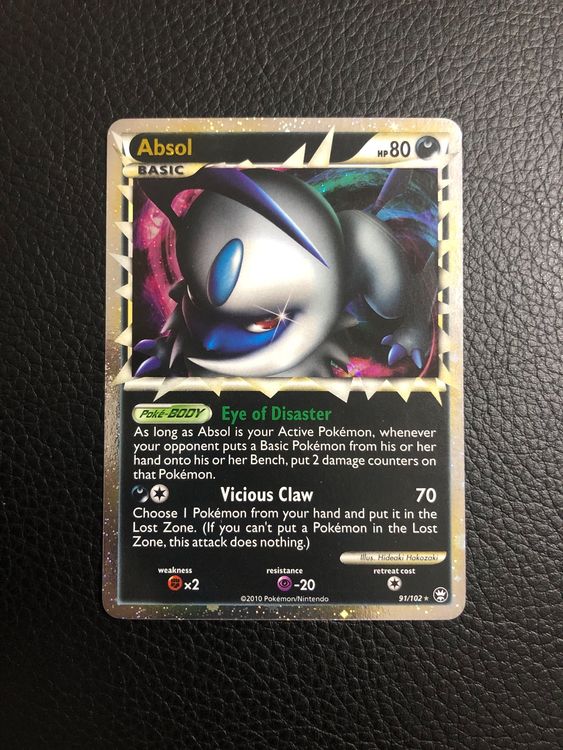 HGSS Triumphant - Absol Prime 91/102 Ab 1 (Gebraucht) in Paradiso für ...