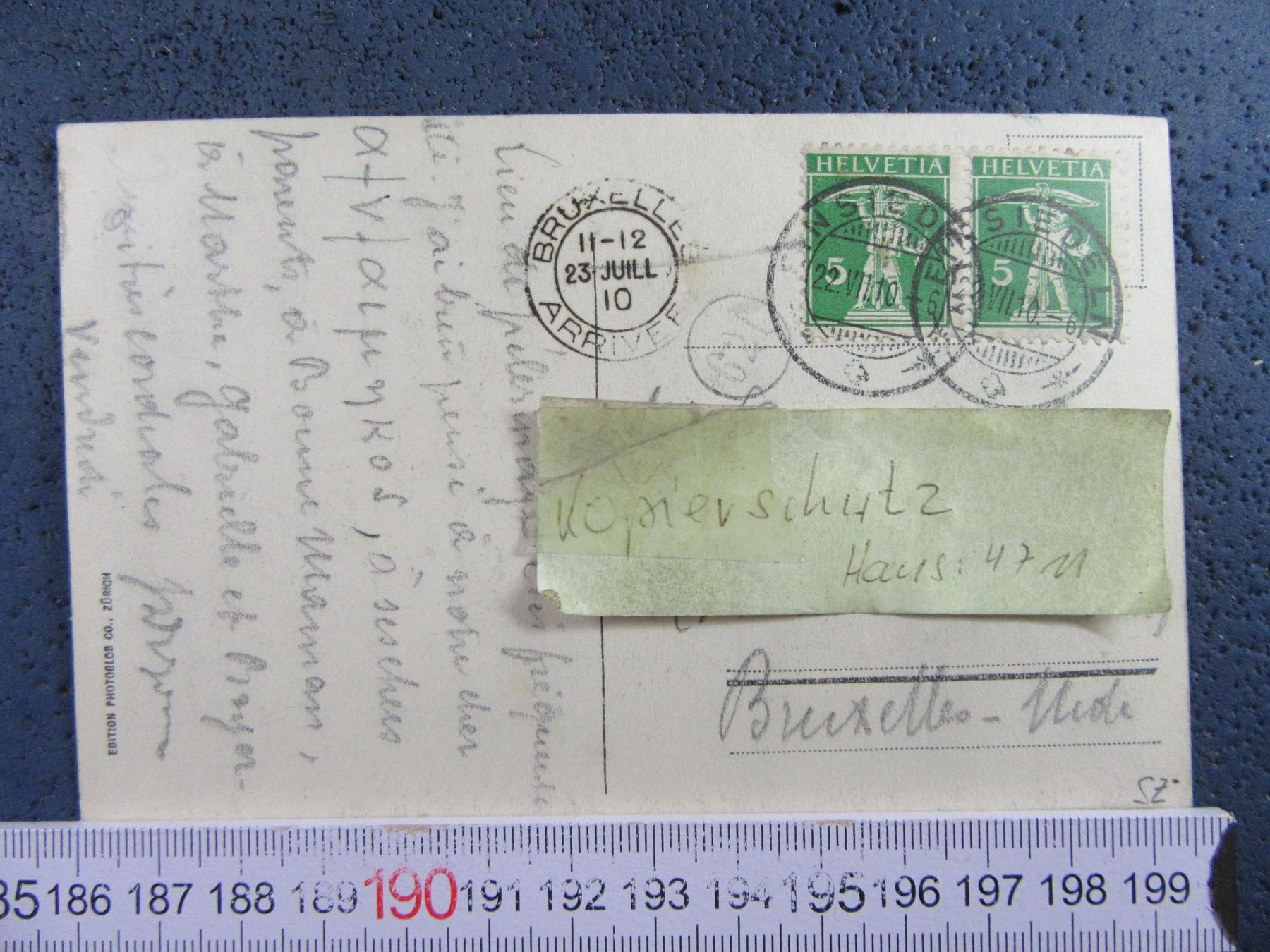 Cartoline postali: EINSIEDELN DAS KLOSTER 1910 SZ AK – Usato da Ettingen venduto da Hausi4711 1