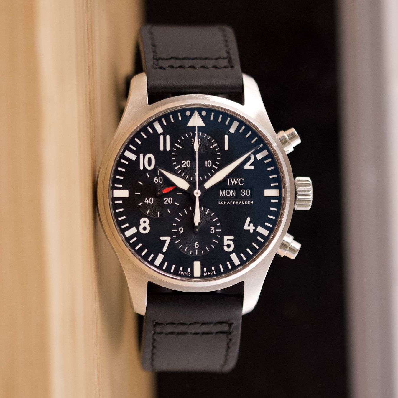 IWC Uhren: IWC Pilot Watch Chronograph /IW377709/ 2018/ Full Set – Gebraucht aus Luzern von PrimeSwissTime