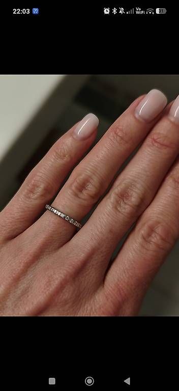 Anelli: Memoire-/Eternity-Ring, Platin 950, 0,26 ct – Usato da Rüschlikon venduto da sin_pn6k