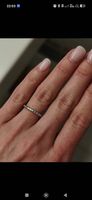 Memoire-/Eternity-Ring, Platin 950, 0,26 ct