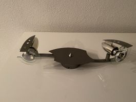 2er Spotlampe ohne Glühbirnen