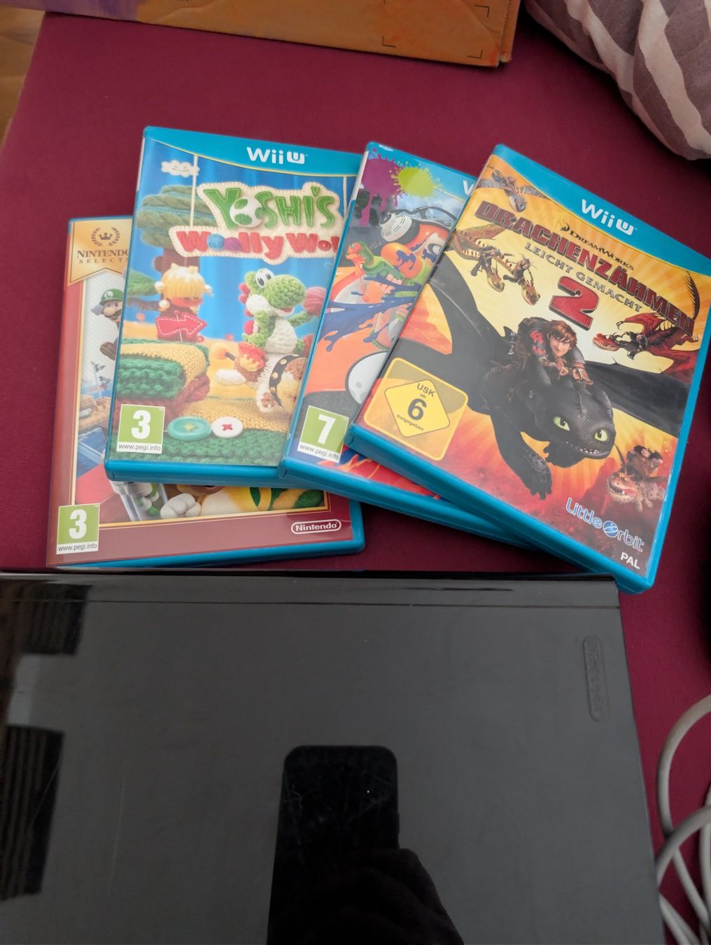 Nintendo Konsolen: Nintendo Wii U mit div Spielen und Controller – Gebraucht aus Wynau von Zebrafurz 2