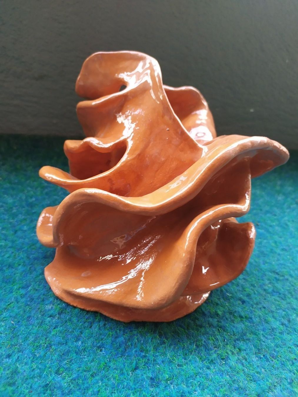 Skulpturen & Statuen: ART BRUT VASE "FRATZ-MANN", Ton+Glasur – Neu (gemäss Beschreibung) aus Aarau von Unikumlis_ArtBrut 1