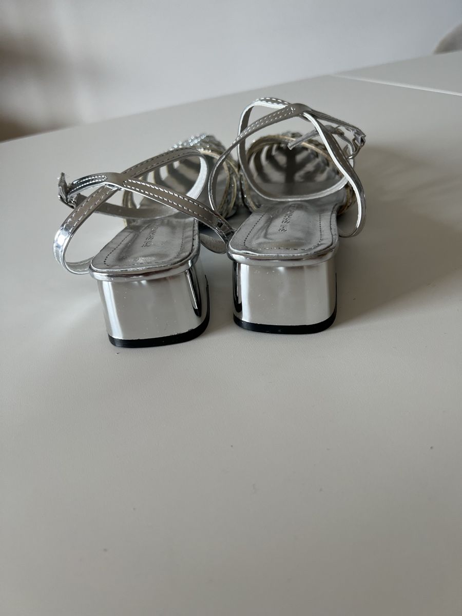 Scarpe da donna: Sandale Silver Gr 39 – Nuovo (secondo la descrizione) da Basel venduto da Ksjusha 2