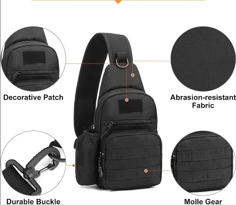 Rucksäcke: Taktisch Rucksack Brusttasche Schultertasche – Neu und originalverpackt aus Châtelaine von topshop.switzerland 4