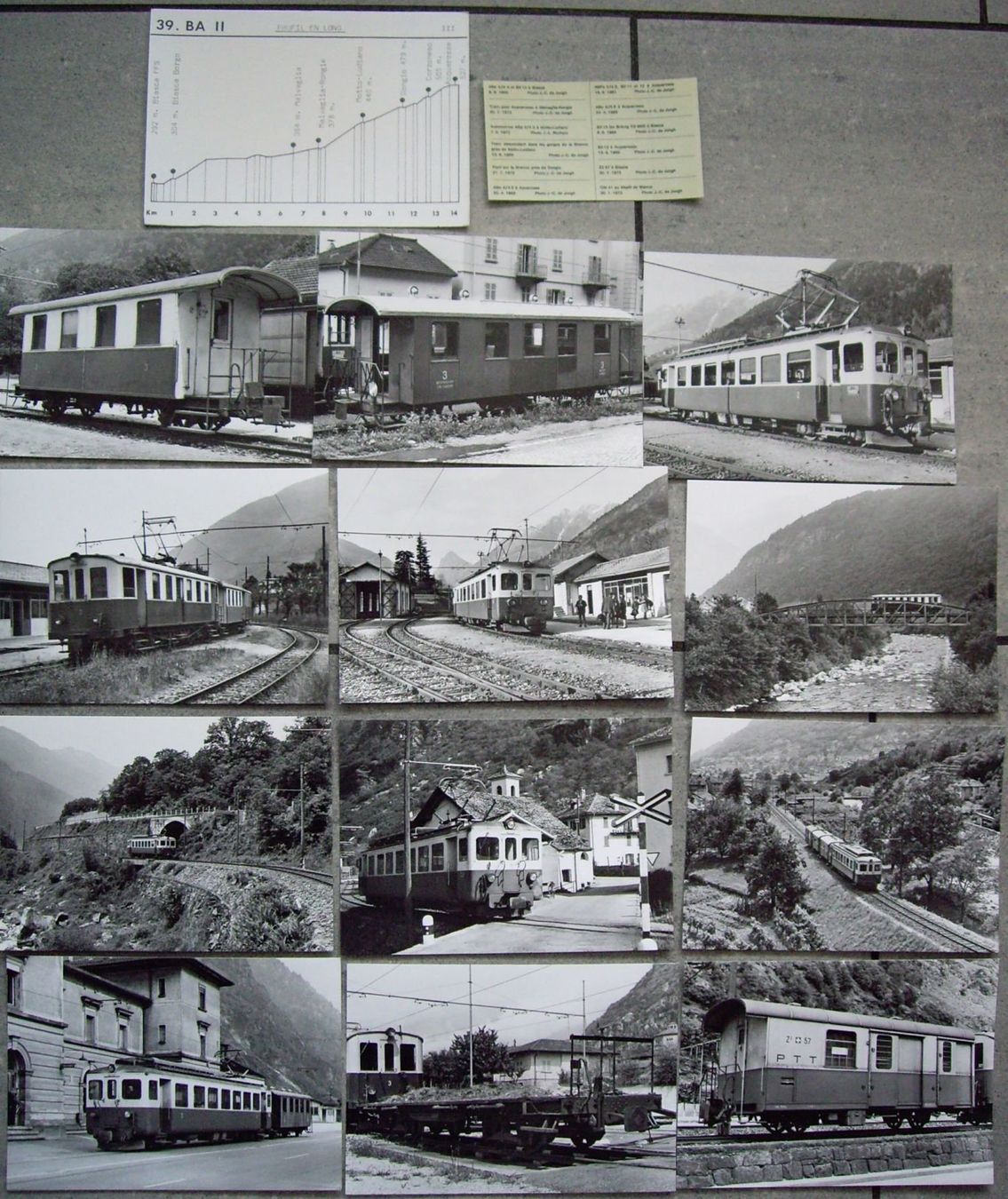 Cartoline postali: BVA Bahnen Serie 39.BA II Biasca- Acquarossa TI – Usato da Bichelsee venduto da Gloeckner