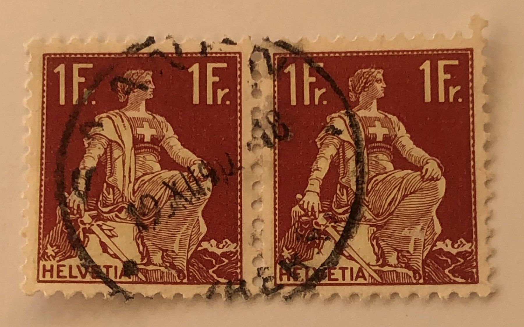 Tutti i francobolli: Nr.115 Paar mit Vollstempel – Usato da Aarau venduto da Billa007