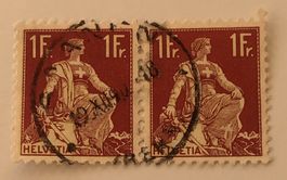 Nr.115 Paar mit Vollstempel