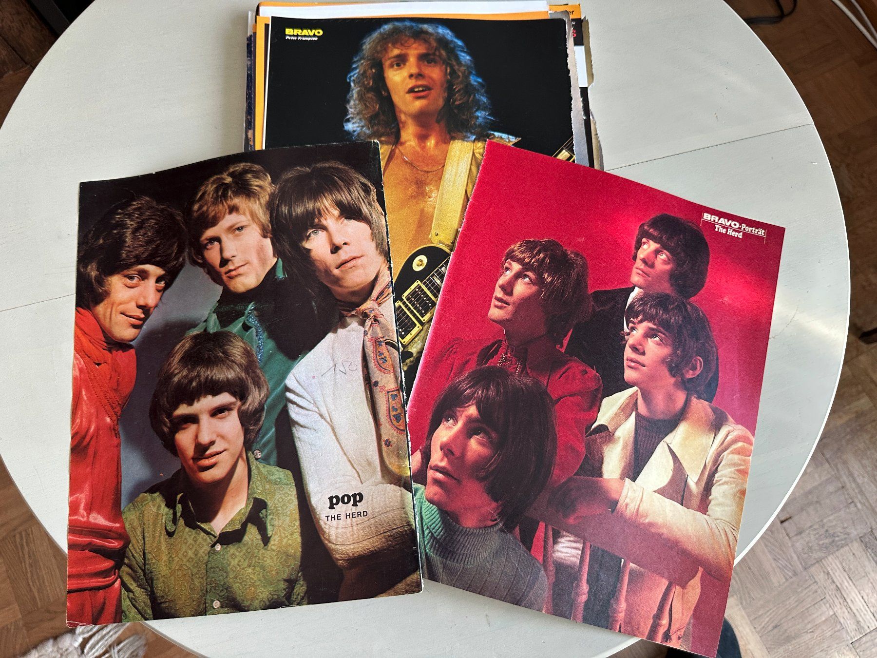 Zeitschriften & Magazine: PETER FRAMPTON HUMPLE PIE THE HERD grosse Bericht Sammlung – Gebraucht aus Basel von Partridge