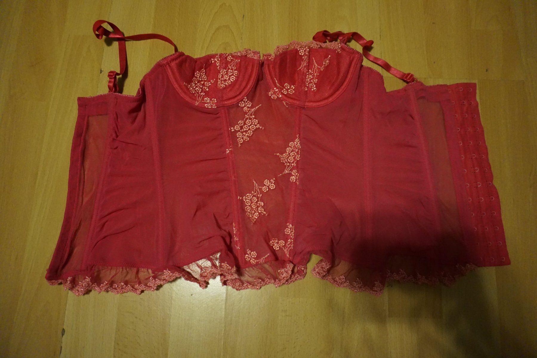Altra biancheria intima: Corsage mit Spitze in pink Gr.XS – Usato da Zürich venduto da einalemjena 1
