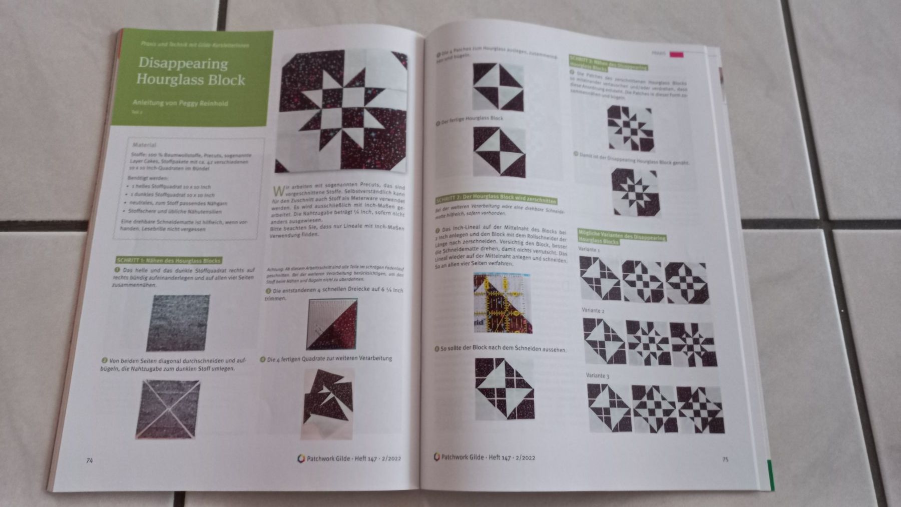 Riviste & Magazine: 2 Patchwork Gilde Magazine: Quilts & Textile Kunst – Usato da Winistorf venduto da acreativ4 1