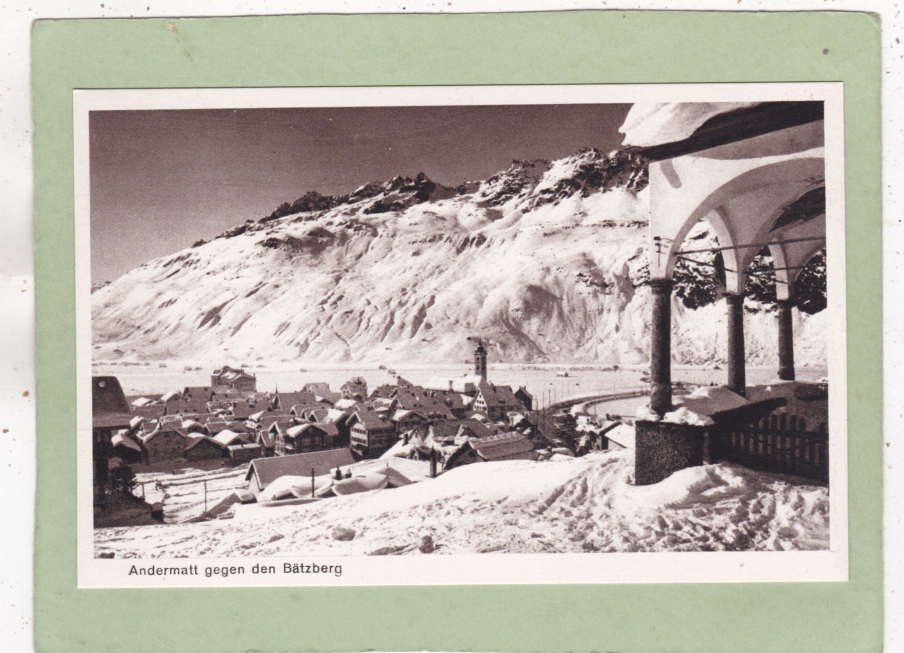 Cartoline postali: Andermatt gegen den Bätzberg – Usato da Herisau venduto da Lisegrat2008