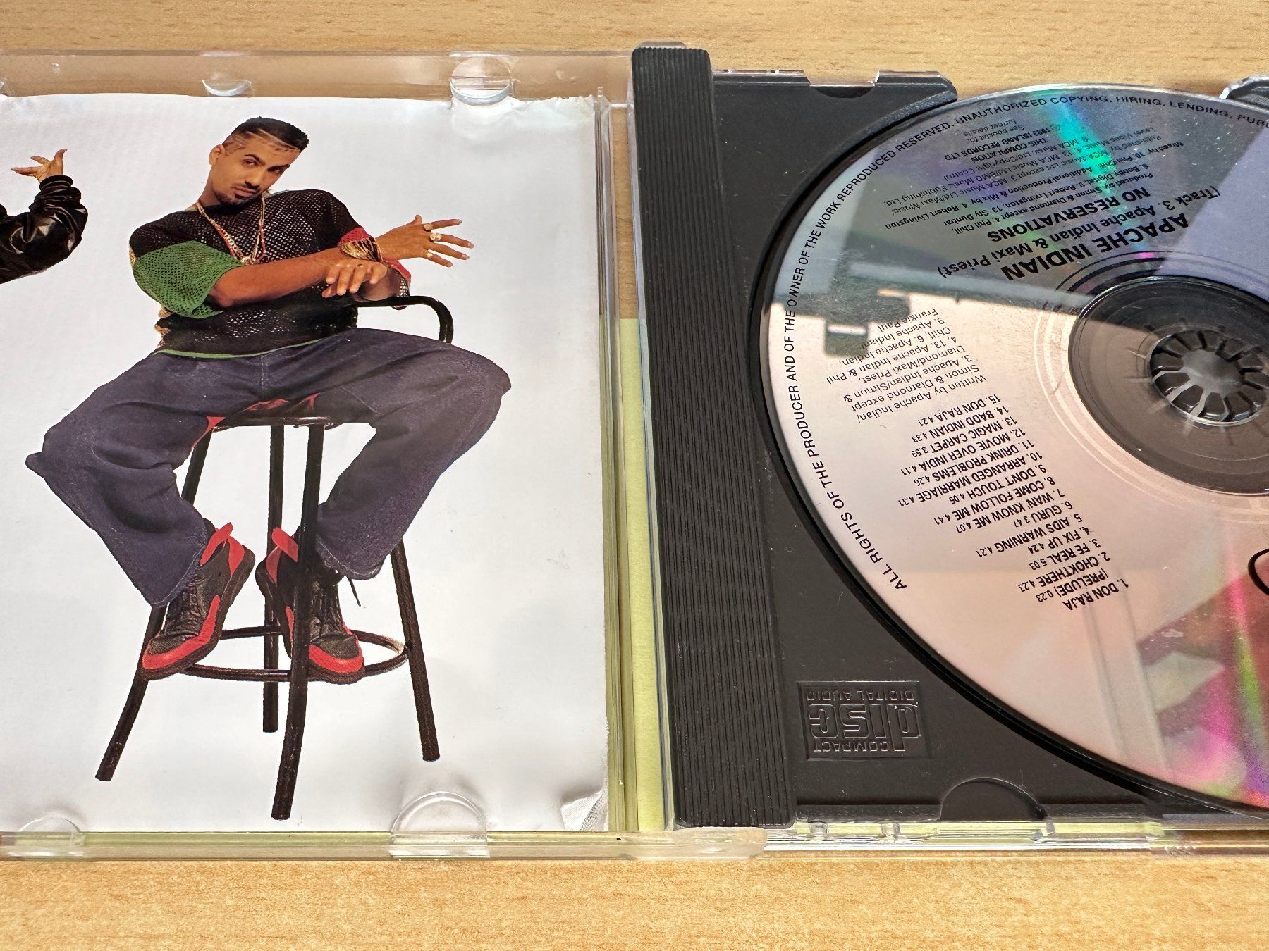 CD: Apache Indian – No Reservations – Usato da Rikon im Tösstal venduto da Alpenmutz 2