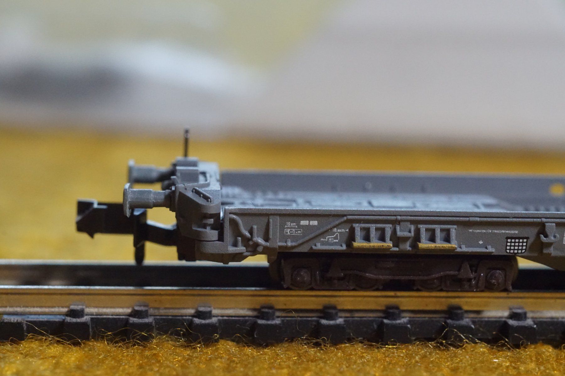 Fleischmann Modellini di ferrovie: Fleischmann Niederflur-Wagen HUPAC Spur N – Usato da Gränichen venduto da iknow 2