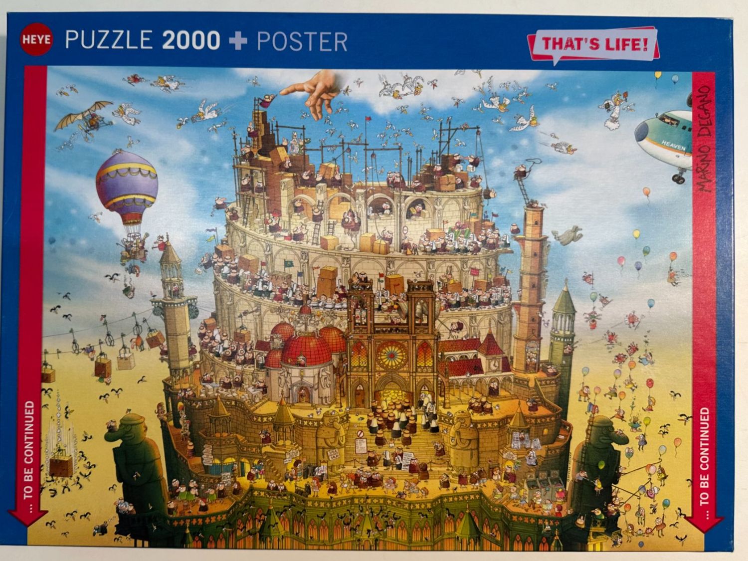 Heye Puzzle: Heye Puzzle High Above. 2000 Teile – Usato da Dürnten venduto da RaschaKatz