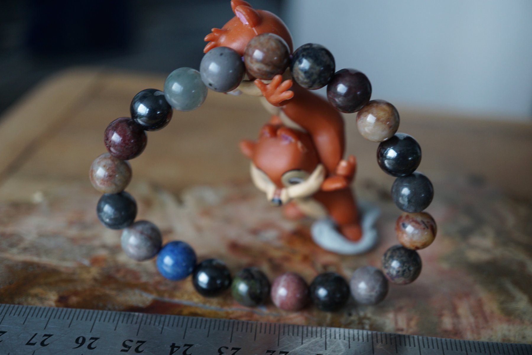 Pietre preziose: Armband 9mm  Mix Sugelith Richterit  Mangan – Nuovo e nell'imballaggio originale da Eschenbach SG venduto da topstone 7