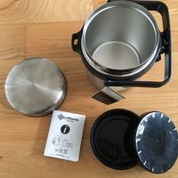 Inox Speisegefäss 1lt für Mittagessen und Suppen