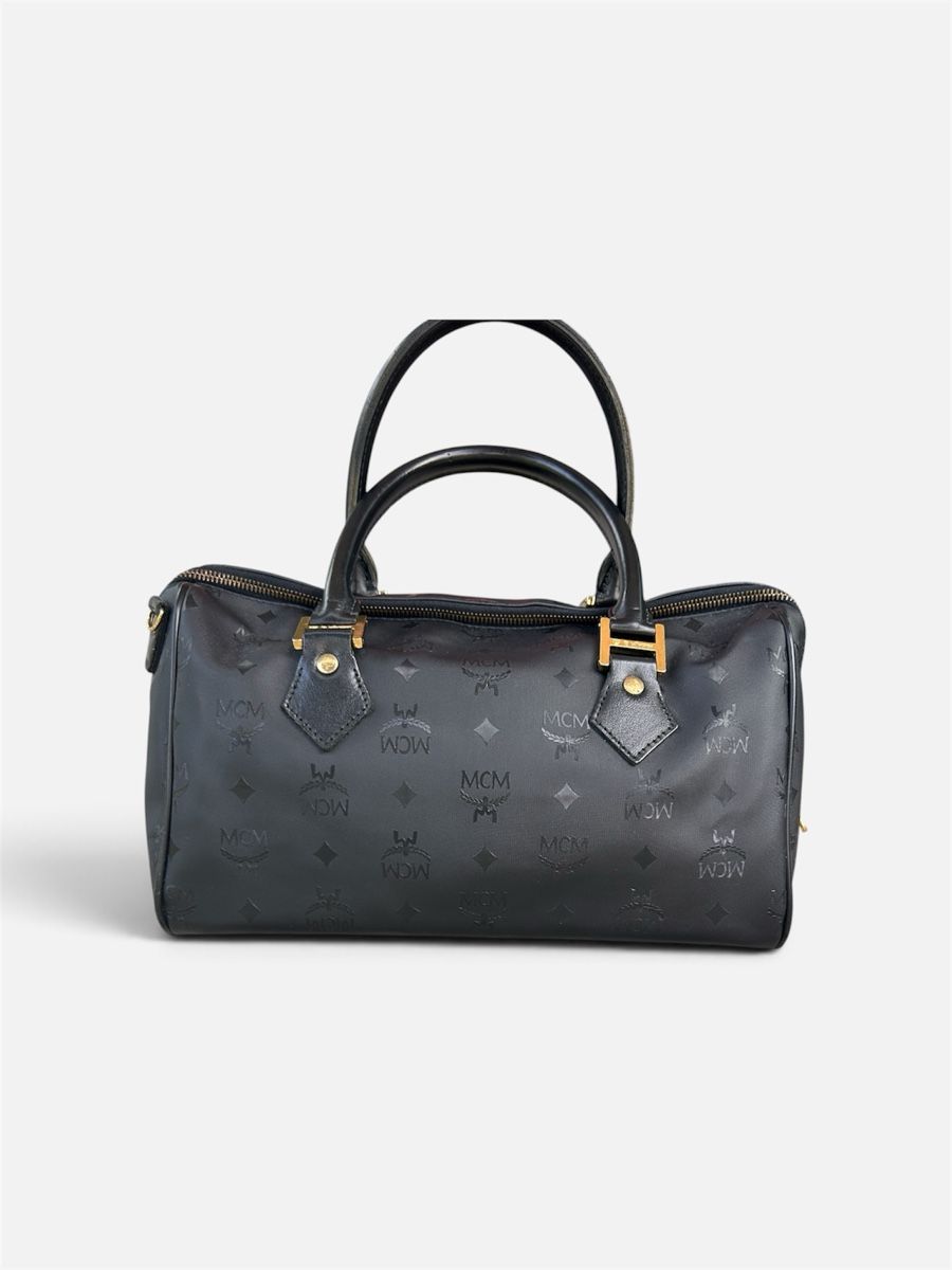 Mcm Borse da donna: MCM Tasche schwarz monogramm guter Zustand – Usato da Aadorf venduto da Purzel27 1