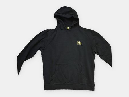 Ostkurve Bern YB Hoodie Retro-Logo bestickt Gr. L schwarz