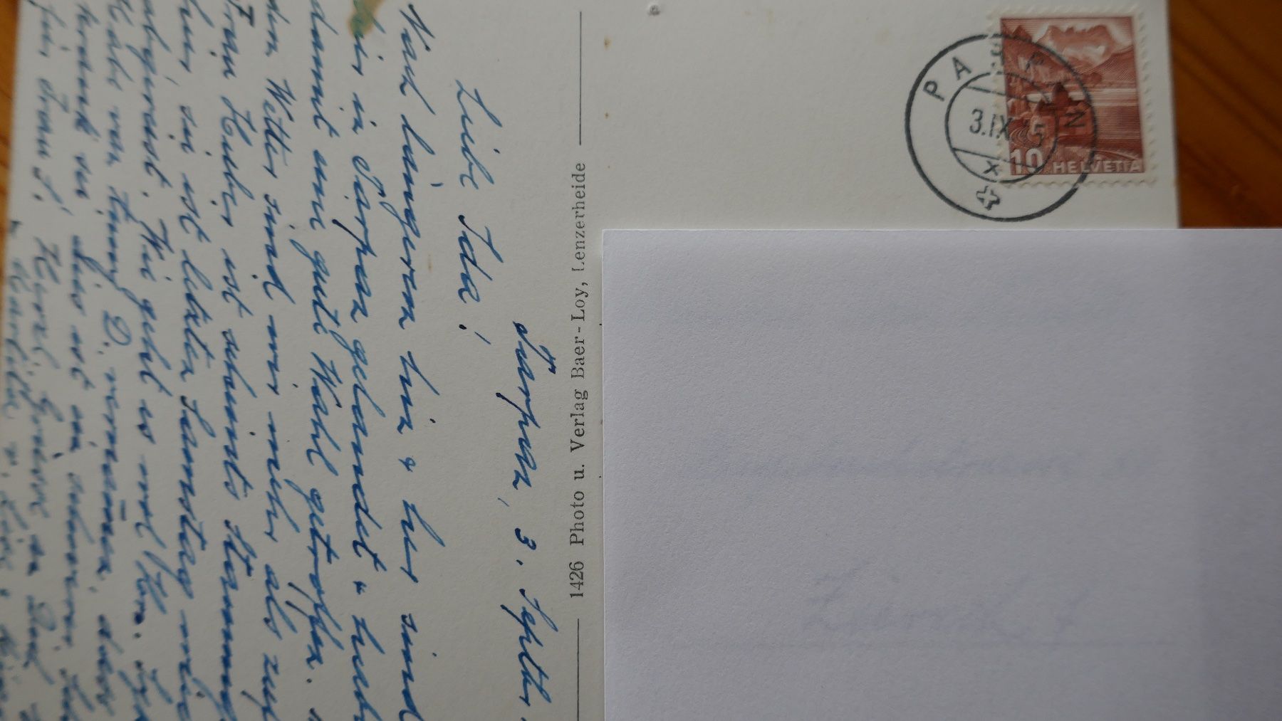 Cartoline postali: Parpan – Usato da Oberriet SG venduto da ret_7j2k 1