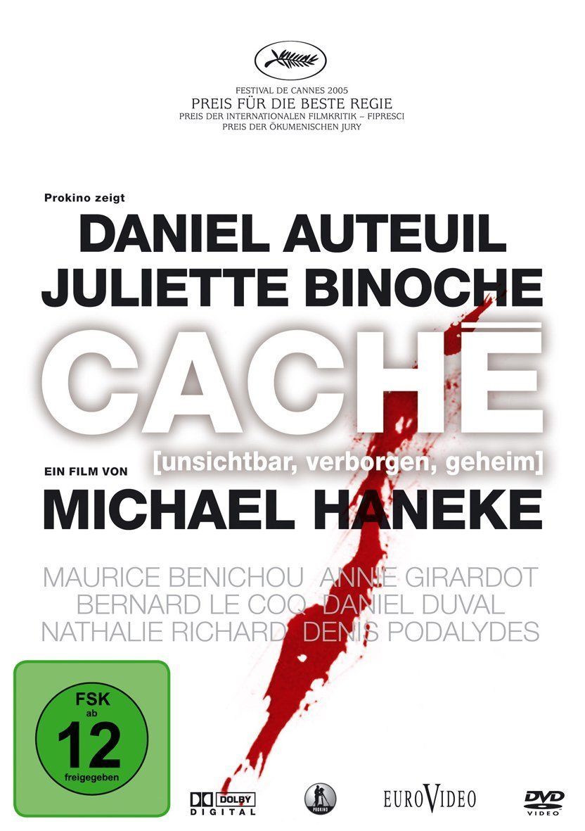 Alle DVDs: Caché, ein Thriller mit Juliette Binoche, Daniel Auteuil u.a – Gebraucht aus Basel von Luge