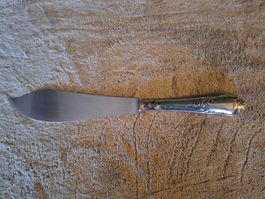 Versilbertes, punziertrs Käsemesser Vintage, Rarität