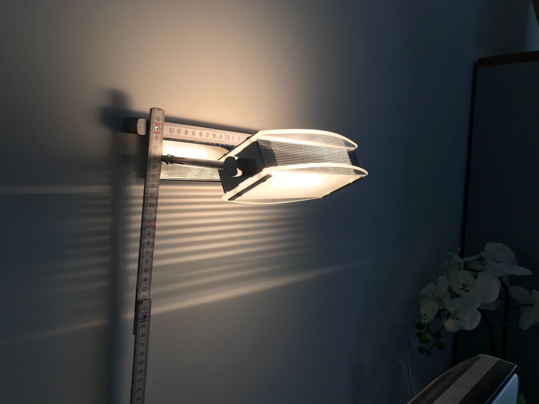 Lampade: APPLIQUE DIMENSIONS ENV. 20 X 5 CM. COULEUR CHROME – Usato da Sion venduto da riichounet 1