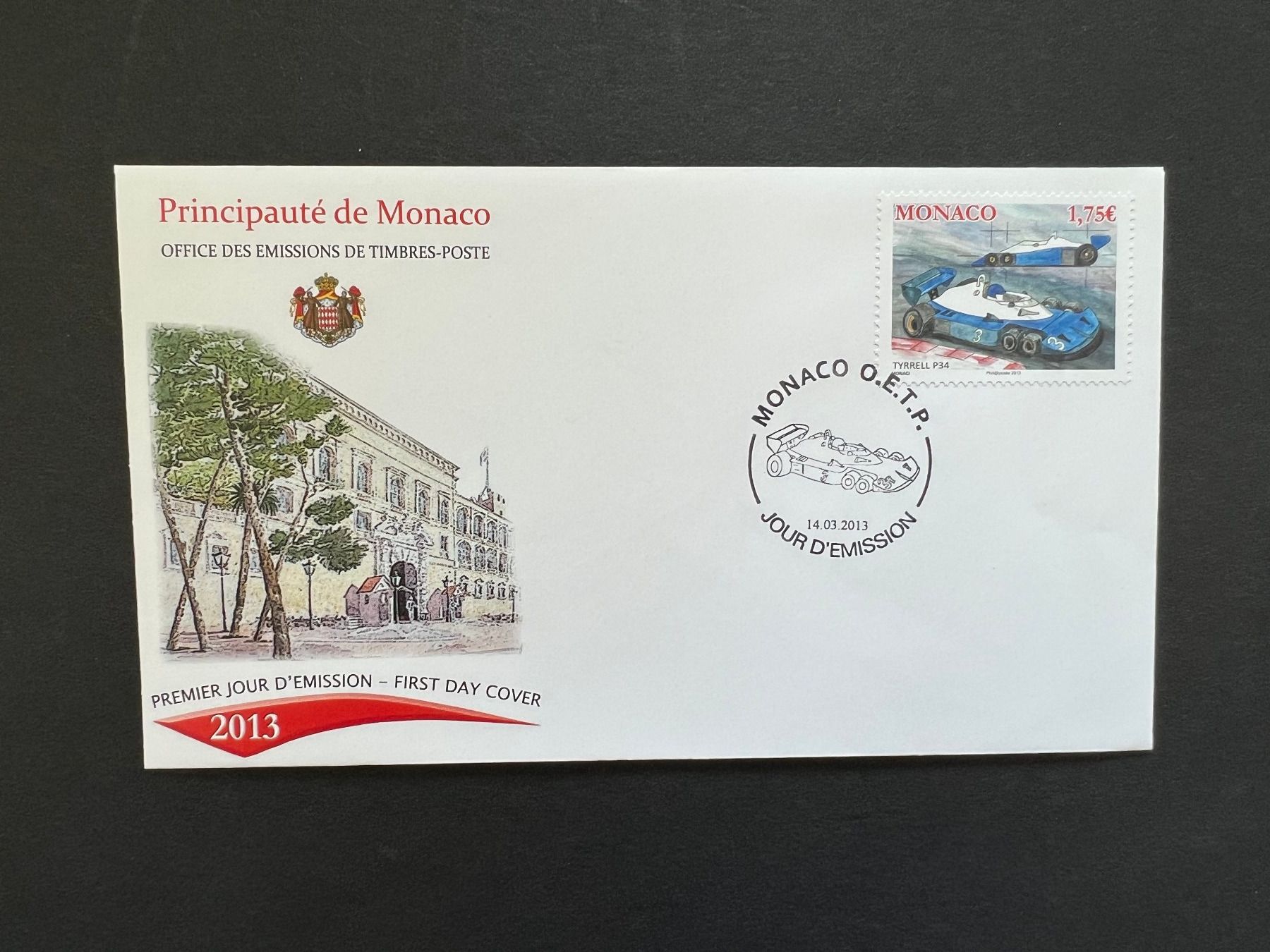 Alle Briefmarken: Monaco Ersttagbrief Formel 1 2013  (B497) – Neu (gemäss Beschreibung) aus Hinwil von Sidi4