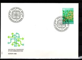 1988 - FDC / Europamarken - Transporte
