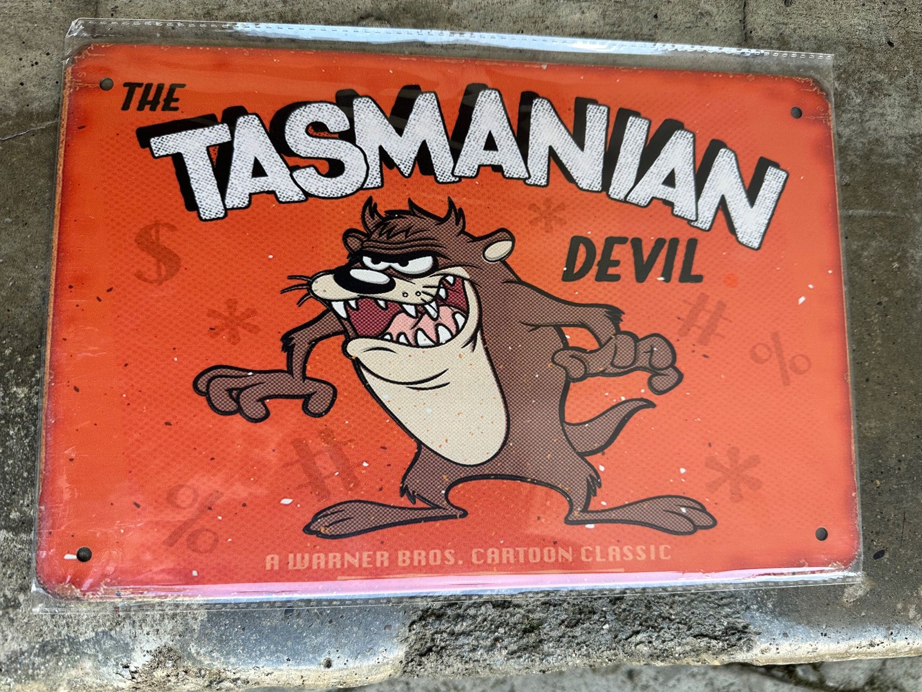 Insegne: Tasmanian devil trickfilm comic – Nuovo (secondo la descrizione) da Reinach AG venduto da rares75