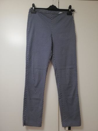 Pantaloni estivi leggeri con motivo geometrico, taglia 36