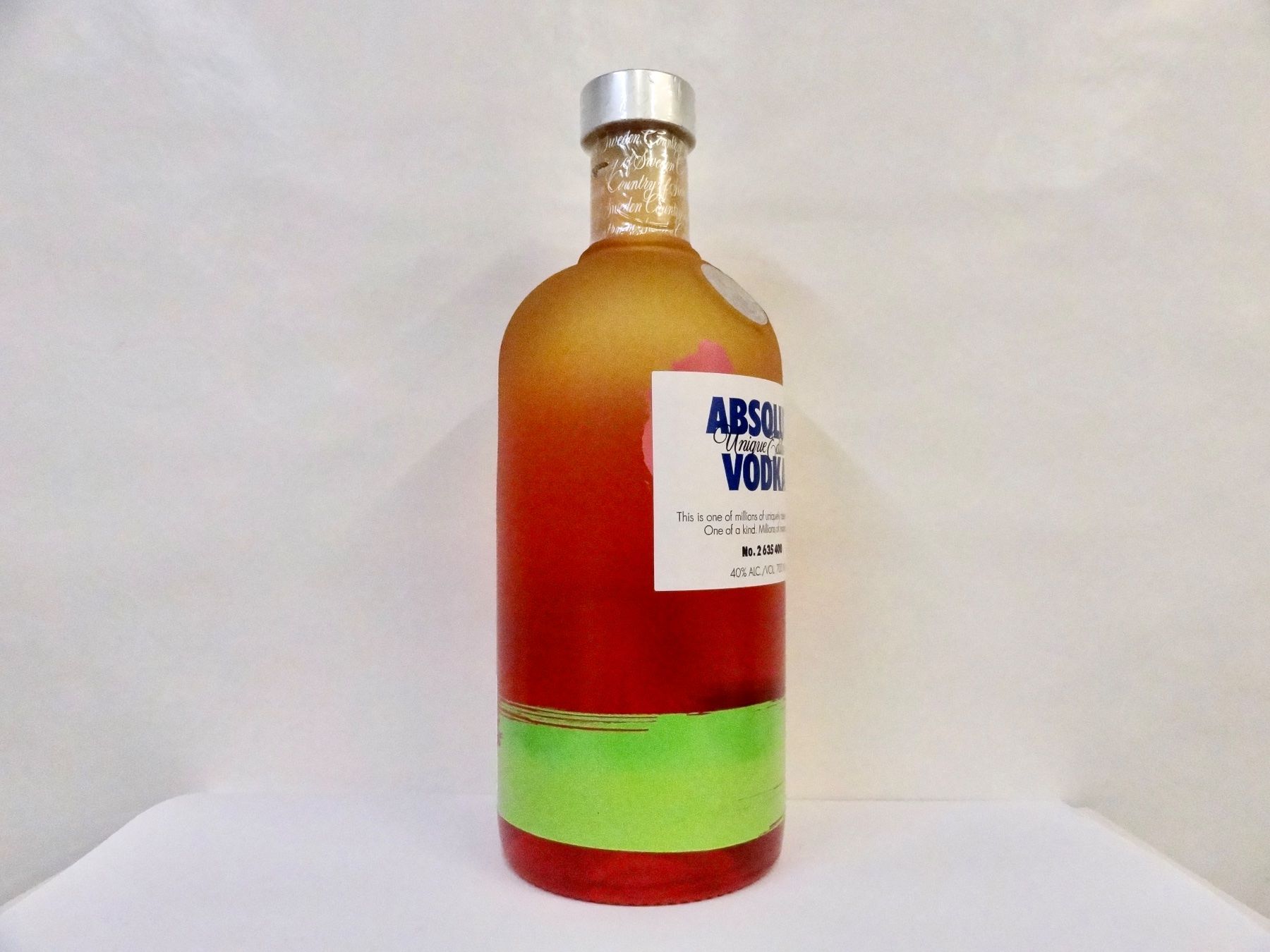 Absolut Vodka Bevande alcoliche: 1 x ABSOLUT VODKA ABSOLUT UNIQUE Edition 2012 – Nuovo e nell'imballaggio originale da Kerzers venduto da zimmergruen 7