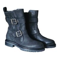 Tamaris Leder Biker Boots – Schwarz – Gr. 36 – NEU & OVP