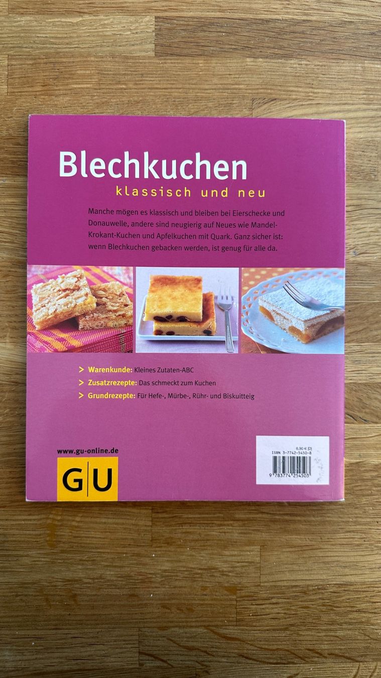 Libri: Buch - Blechkuchen klassisch & Neu GU – Usato da Winterthur venduto da Secondhand-Family 1