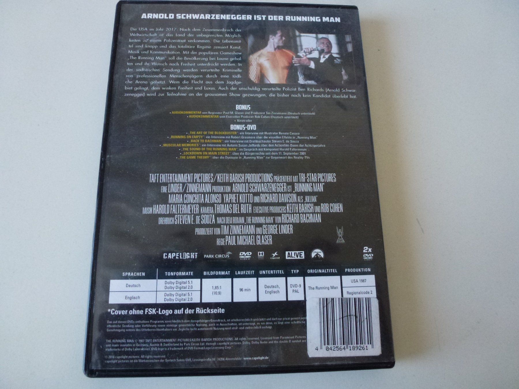 Tous les DVDs: Running Man (1987) 2 DVDs – Neuf (Voir description) à Bern par Frebo 1