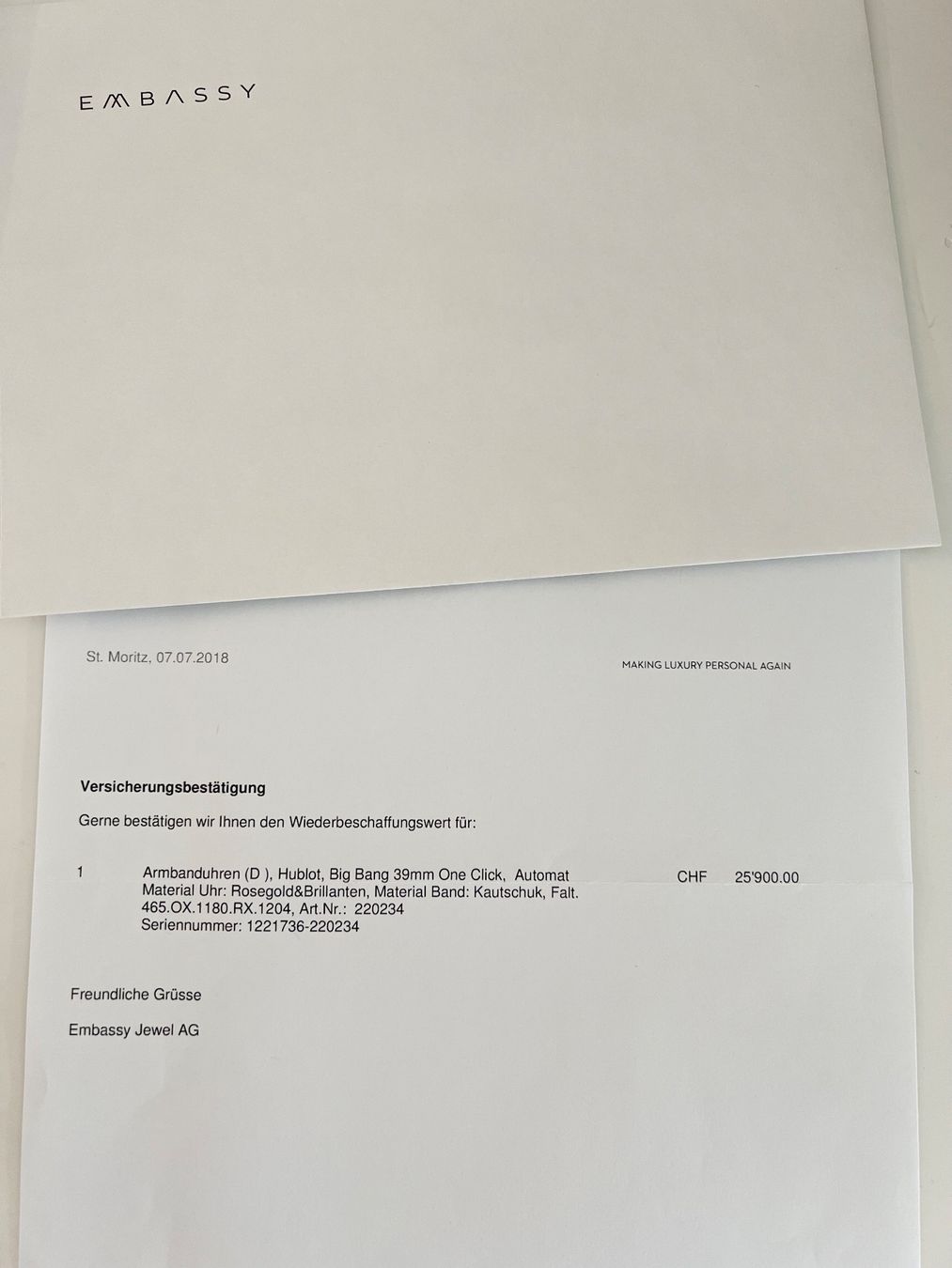 Hublot Orologi: HUBLOT – Usato da Nürensdorf venduto da metropolitans 6