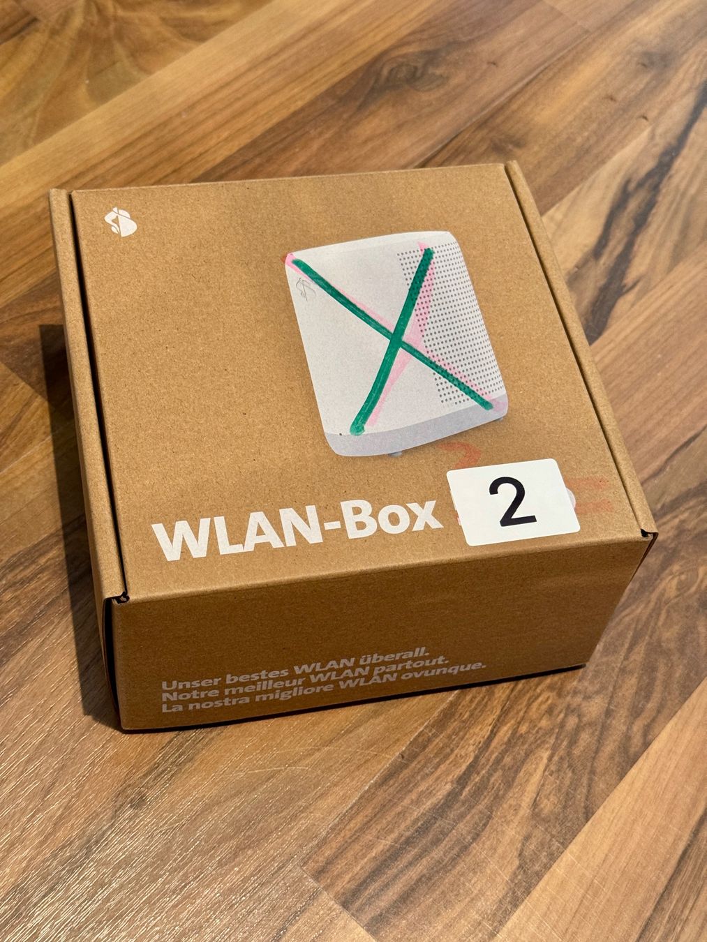 Swisscom WiFi: Swisscom WLAN Box 2 mit Netzadapter und Ethernetkabel – Usato da Meierskappel venduto da fs6344 9