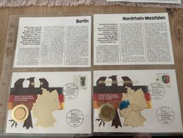 Münzbriefe Wappen der Länder Deutschland