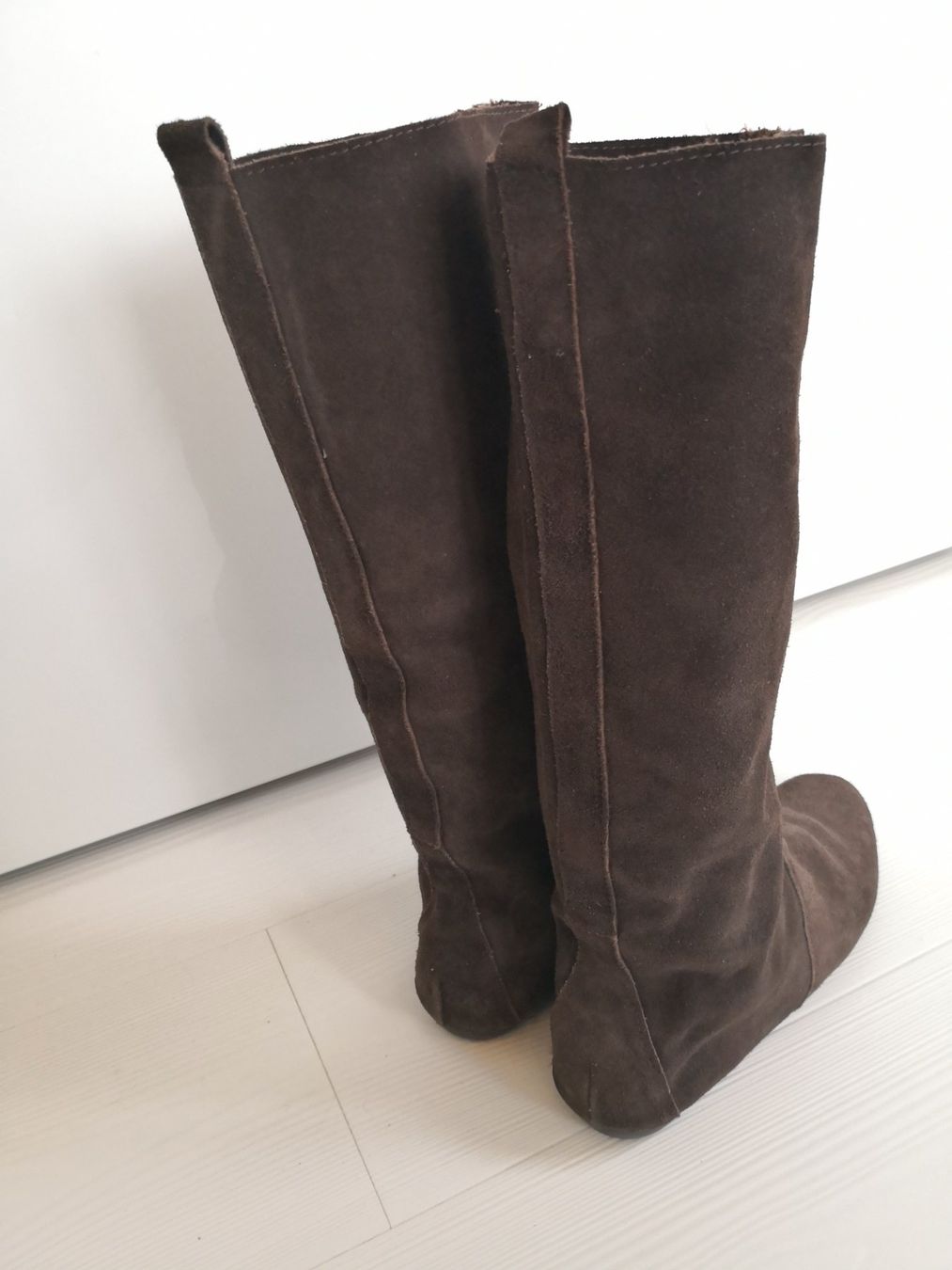Mango Scarpe da donna: 🤩MANGO WILDLEDER-STIEFEL, BRAUN – Usato da Olten venduto da Naja-Twins-Twins 3