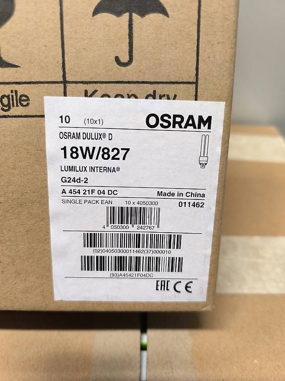 Osram Lampade: Glühbirnen OSRAM 18W/827 G24d-2 – Usato da Kehrsatz venduto da Galopom 3